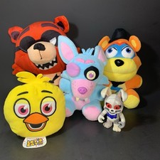Mixed Funko Plush Lot of 5 Five Nights at Freddy's Foxy Reversible CHICA FNAF