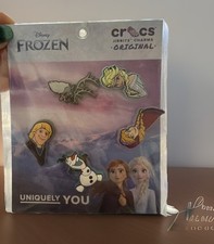 Crocs Jibbitz Disney Princess Character Collection Frozen 5 Pack, Unisex