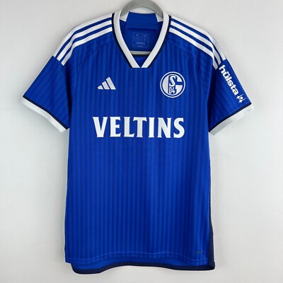 Schalke 04 2023/2024 Adidas Home Football Jersey Soccer