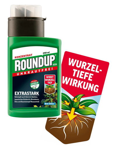 Roundup Spezial Unkrautfrei Konzentrat 250 Ml F r Ca 500 M 
