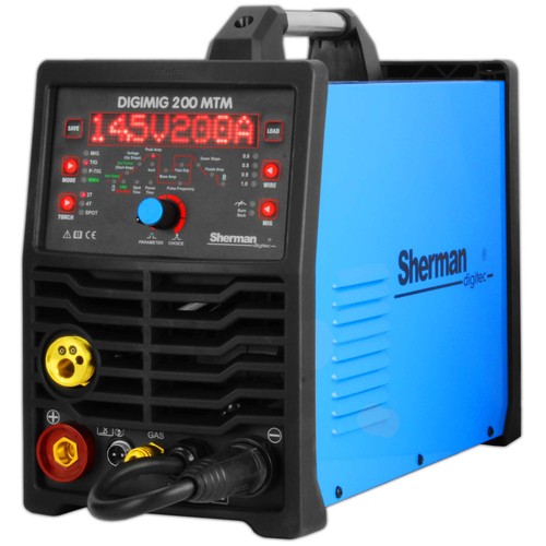 Sherman DIGIMIG 200 MTM Welding Machine MIG MAG MMA TIG LIFT 200A - Set #7 - Picture 8 of 8