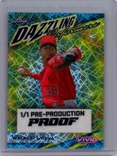 Walbert Urena 2024 Leaf Baseball 1/1 Pre Production Proof