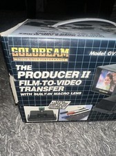 Vintage Goldbeam GV-20 The Producer II Film to Video Transfer w/Macro Lens