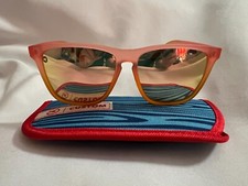 Knockaround Sunglasses Granite Orange/ Fast Lanes - Orange Mirror Lenses