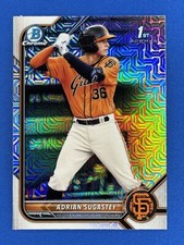 2022 Bowman Chrome #BCP-19 Adrian Sugastey 1st Prospect Mojo Refractor Giants