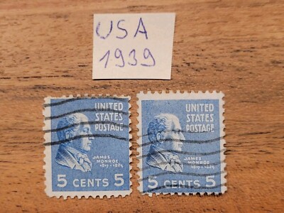 Briefmarken alt old stamps USA five 5 Cents 1939 Sammlung Rarität selten 
