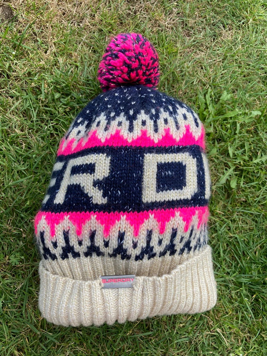 superdry bobble hat womens