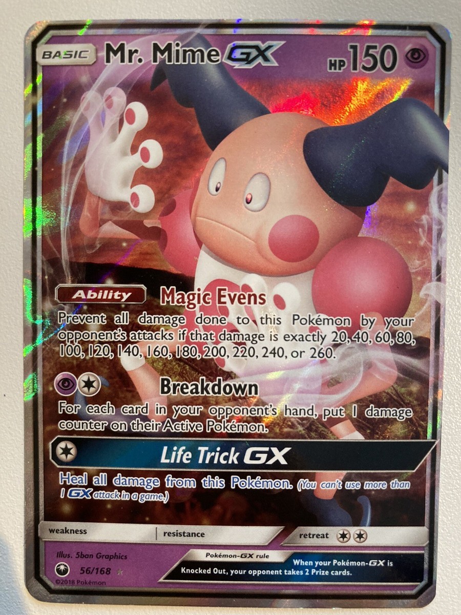 Pokemon card Mr. Mime GX 56/168 - US Seller | eBay