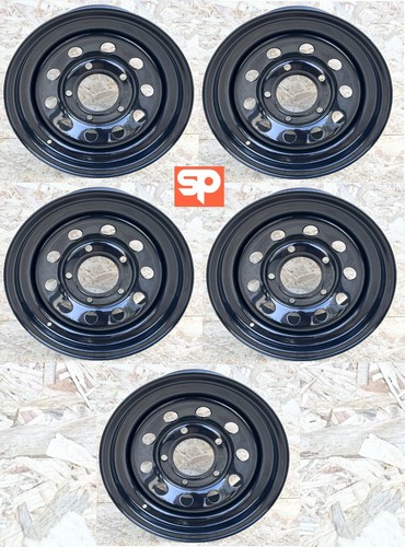 5x Gloss Black Modular Wheels 16