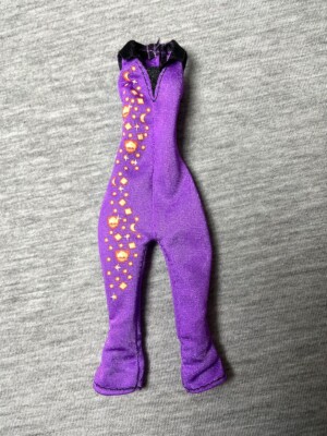 Monster High Music Festival Clawdeen Puppe Body Anzug 2016 lila gold Sterne Y7693