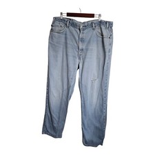 Vintage Levi's Jeans Men 42x32 Relaxed Fit Straight Blue Denim Distressed 2002