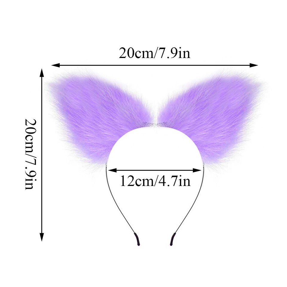Katzenohren Stirnband - Tier Cosplay Für Anime & Halloween