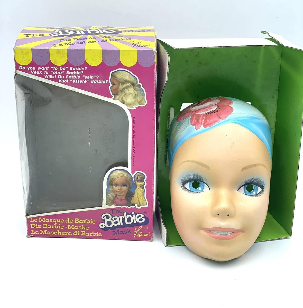 1985 BARBIE MATTEL HALLOWEEN MASK BEN COOPER EURO PACK RARE NIB OR