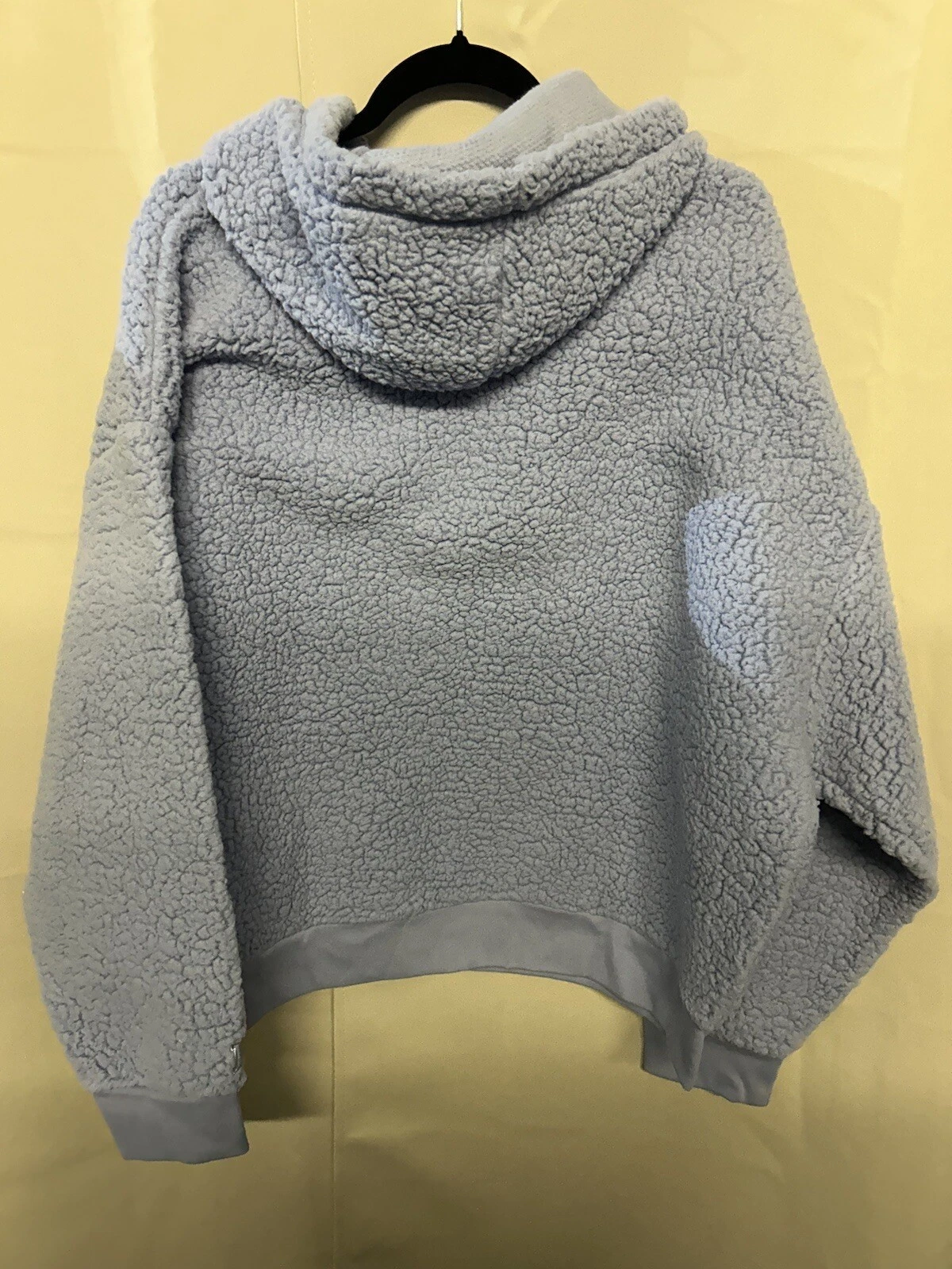 UNDERCOVER Felpa donna Victoria’s Secret ROSA NUOVA CON ETICHETTE blu in pile con cappuccio taglia XL