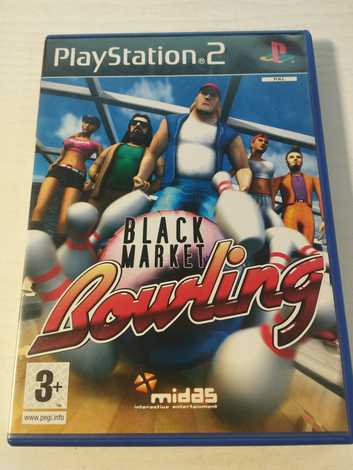 Black Market Bowling Midas - Playstation 2 Juego PS2 Portugais Espagnol