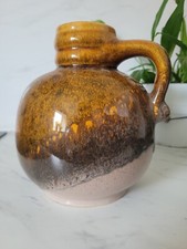 Vintage African Studio Pottery Glazed Jug Vase