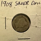 1908-P Barber Dime, Silver