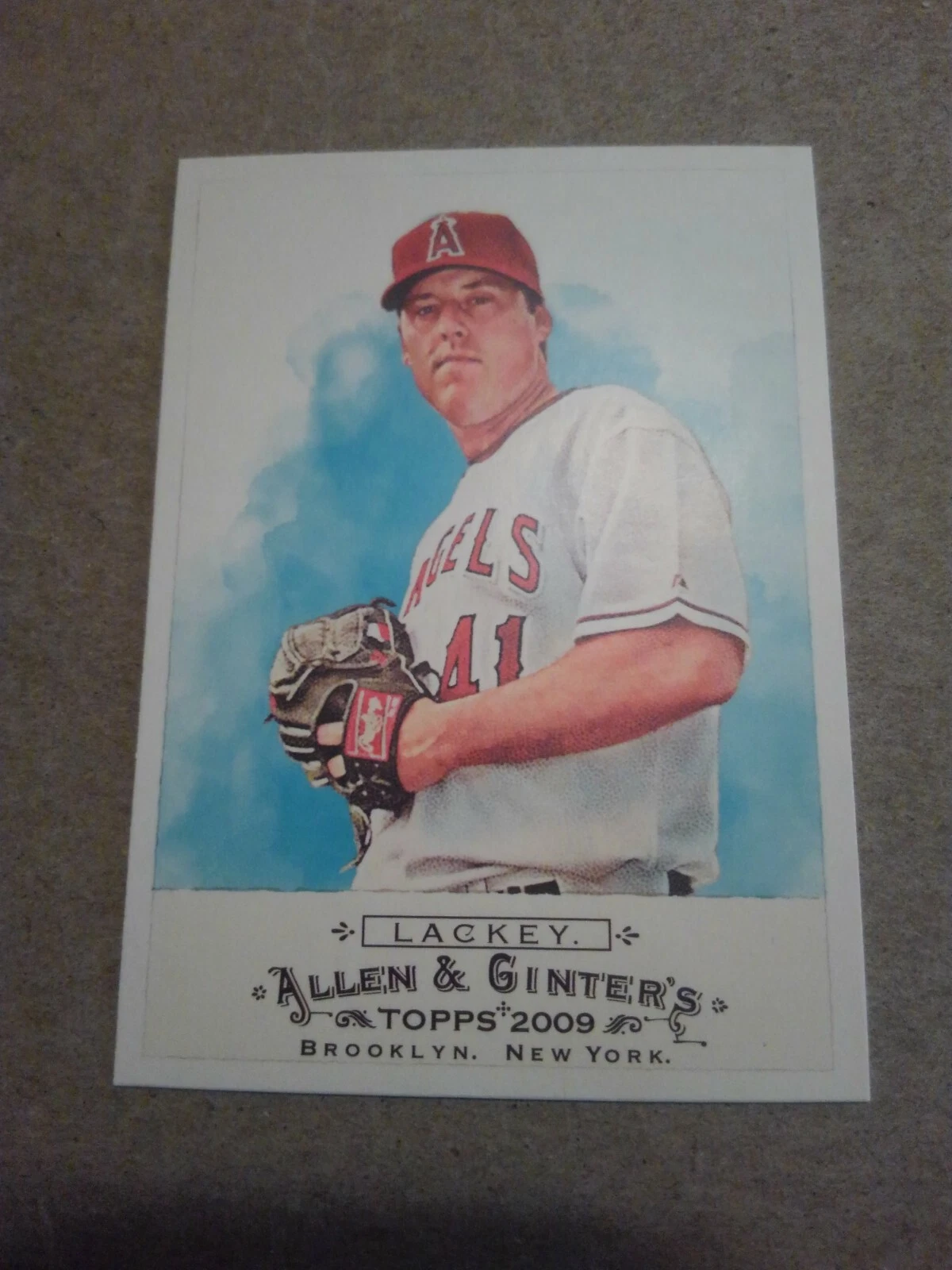 John Lackey trading card