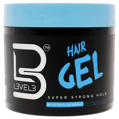 L3VEL3 Super Strong Hair Gel - 16.9 oz