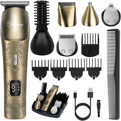 Wahl USA Stainless Steel Lithium Ion 2.0+ Beard Trimmer for Men, Electric Shaver