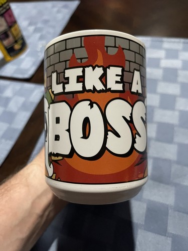 Super Mario Bros. Bowser Like A Boss Mug White NEW - Picture 2 of 6