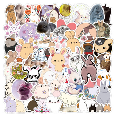   50pcs Kids Rabbit Bunny Rabbit Bunny Style Stickerbomb Stickers