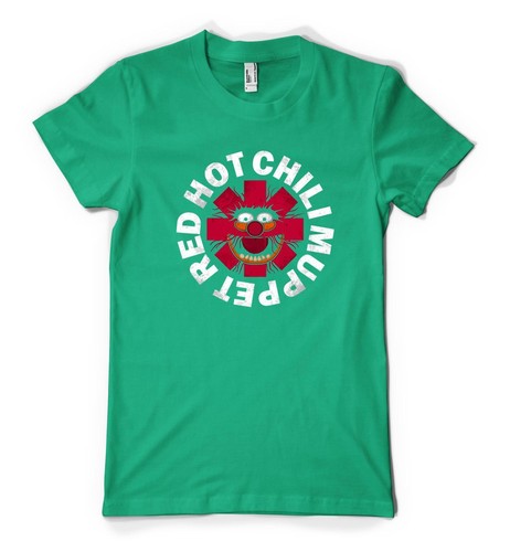 Red Hot Chilli Muppet Zwierzę Rockstar Spersonalizowany Unisex Dorosły T-shirt - Zdjęcie 14 z 20