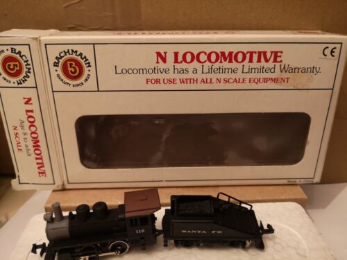 Bachmann N Scale Locomotive 54752 0-4-0 Shifter & Tender s. Fe pre owned - Picture 2 of 7