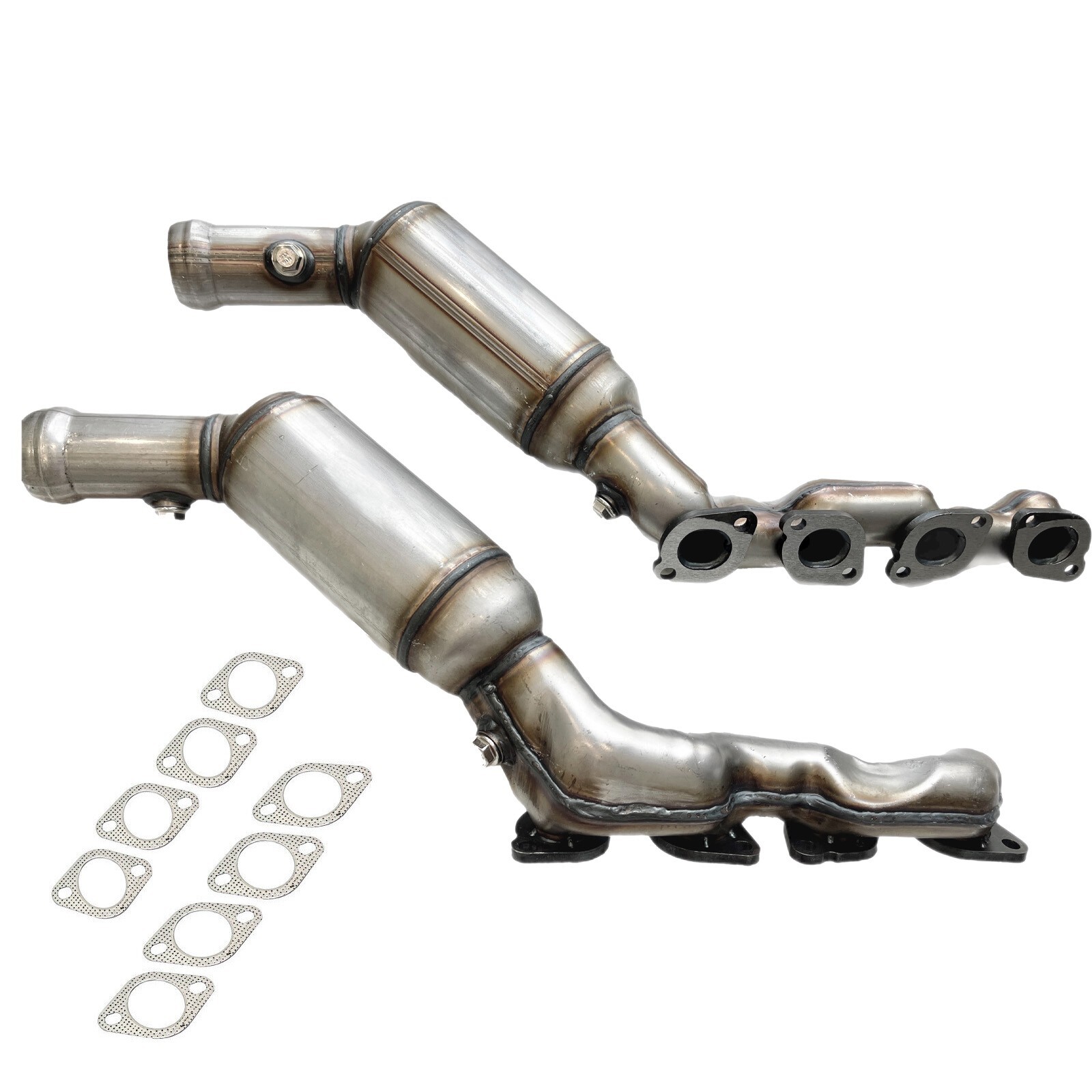 Fits 2007 2008 2009 2010 BMW X5 4.8L V8 Left & Right Catalytic