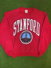 90s Stanford Cardinals - Vintage University Crewneck Sweatshirt Small 