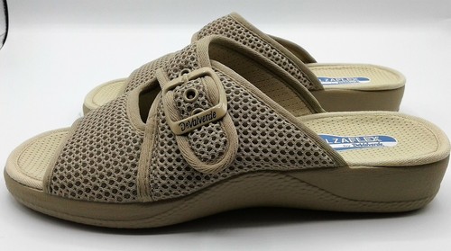 Ladies Scuff Slipper - DeValverde 186 Scuff - Arena Marino Negro - Picture 7 of 12