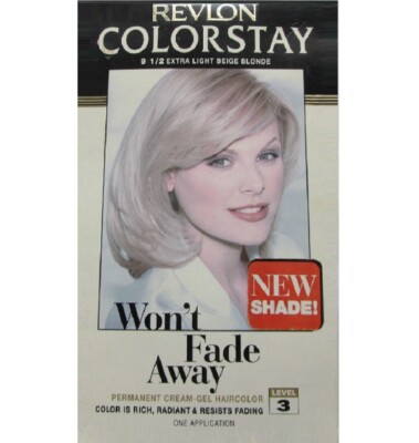 Revlon Colorstay Hair Color 9 1 2 Extra Light Beige Blonde Free