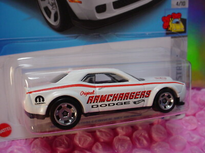 2022 Hot Wheels '18 DODGE CHALLENGER SRT DEMON #198 white 🏁DRAG