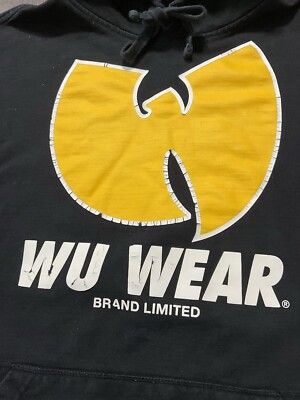 Vintage Wu Wear Hoodie Sz M Wu Tang Clan Hip Hop Y2K 90s Rap