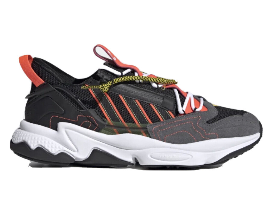 Adidas Original Ozweego ZIP Black Solar Red Yellow H67266