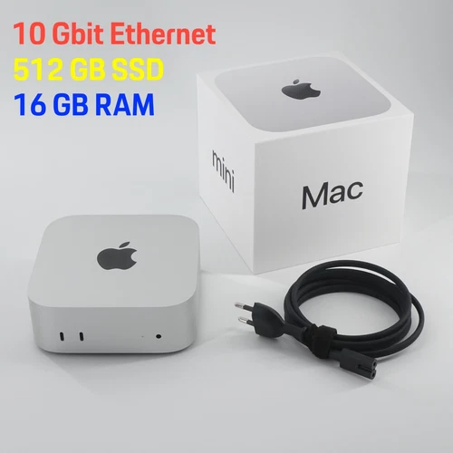 Apple Mac mini M4 ++ 16GB RAM ++ 512 GB SSD ++ 10 Gbit Ethernet ++ Garantie