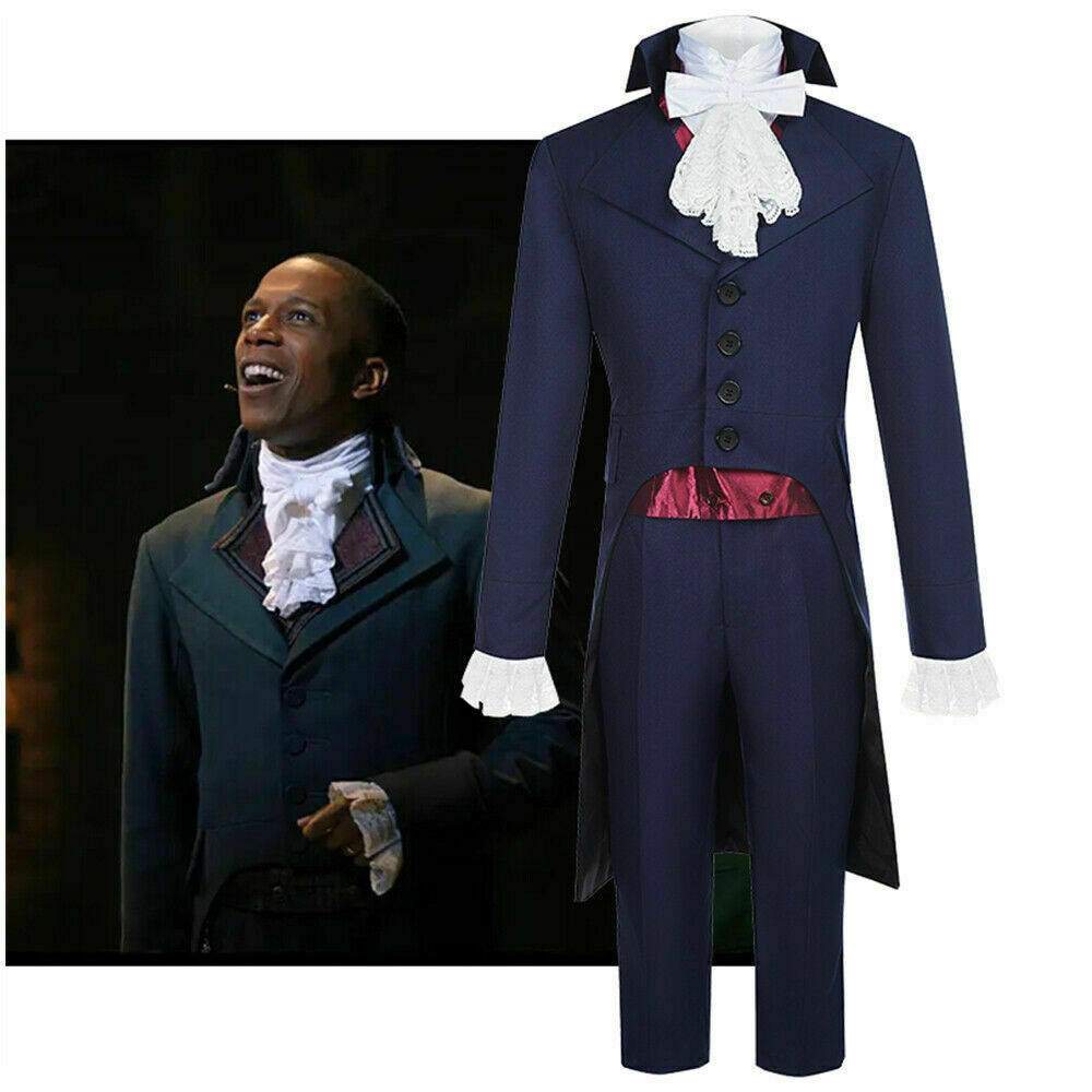 Hamilton Aaron Burr Costume Victorian Frock Mens Coat