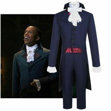 Hamilton Aaron Burr Costume Victorian Frock Mens Coat OperaTailcoat Set:A