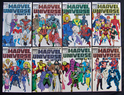 OFFICIAL HANDBOOK OF MARVEL UNIVERSE: Update 89 #1-8 Complete