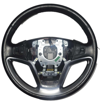12-15 CHEVY CAPTIVA Steering Wheel BLACK LEATHER W/ BLUETOOTH W/ CRUISE 22788886