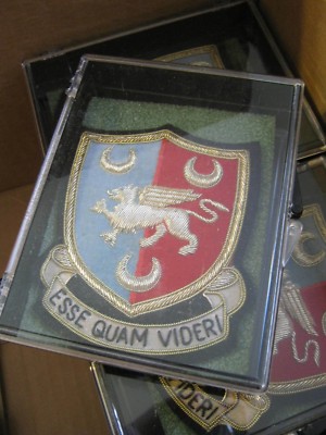 NIB Private Commission, Never Worn, SIBLEY FAMILY BLAZER CREST, Esse Quam Videri