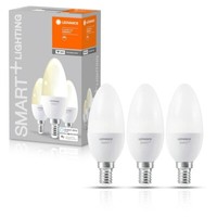3Er Pack Ledvance Smart+ Classic E14 Kerze Leuchtmittel Dimmbar 5W Warmweiss