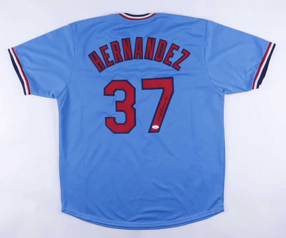 Keith Hernandez Signed St Louis Cardinals Throwback Powder Blue Jersey (JSA  COA)