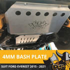 <!--F#f_0-->Bash Plate 4mm 2pc Powder Coated Silver suit Ford Everest 2011 - 2021 Sump Guard<!--F/-->