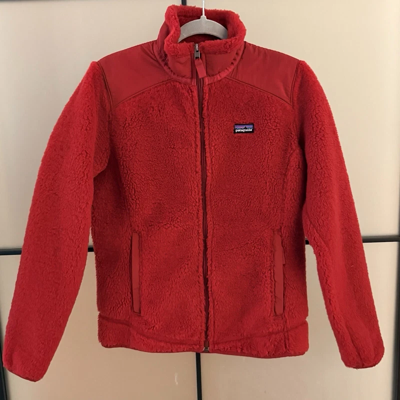patagonia deep pile retro fleece full zip early 2000s jacket