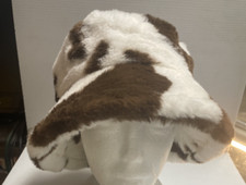 Women's Fuzzy Cow Print Fisherman Cap Bucket Hat Cozy FC210-TOP-Q4468