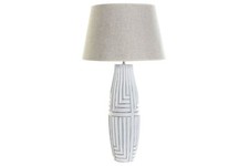 LAMPADA  SALOTTO DA  TAVOLO  DECAPE' CON PARALUME INVECCHIATA