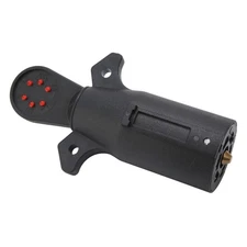 CFTGIW 7Way Trailer Wiring Tester With 6 LED Lights Portable For Quick Circ WVYK