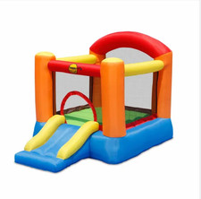 Happy Hop Slide Bouncer Inflatable Play Centre Kid Garden Fun Jumping Air Blower