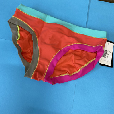Bikini Bottoms Size 10 Mix /Match Papaya  Multi Color Bright Macy s ABS
